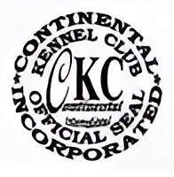 A seal that says continental kennel club, inc.